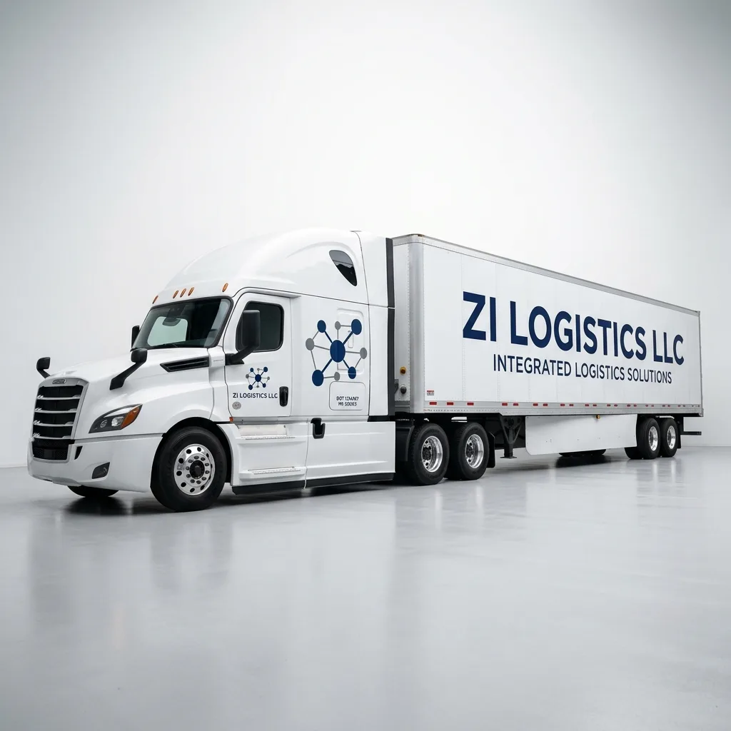 ZI Logistics LLC truck on the road